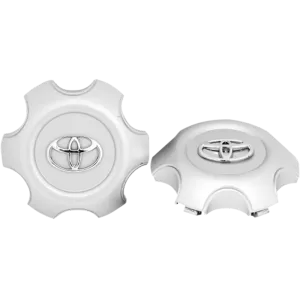 <br><strong>COP011</strong><br/>MEDIA COPA RIN DE TOYOTA TURBO DIESEL GRIS LOGO CROMADO