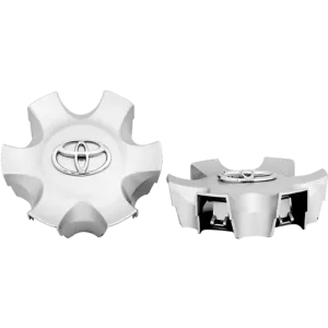 <br><strong>COP013</strong><br/>MEDIA COPA RIN DE TOYOTA FORTUNER GRIS LOGO CROMADO