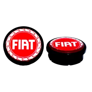 <br><strong>COP140</strong><br/>COPA RIN DE FIAT PEQUEÑA ROJA/AZUL LOGO RESINA