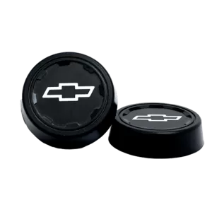 <br><strong>COP046</strong><br/>COPA RIN DE CHEVROLET SWIFT / SPRINT GRANDE NEGRA LOGO BLANCO