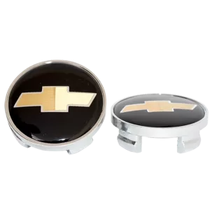 <br><strong>COP048</strong><br/>COPA RIN DE CHEVROLET AVEO NEGRA LOGO RESINA