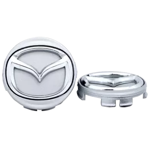 <br><strong>COP051G</strong><br/>COPA RIN DE MAZDA 2 MODELO VIEJO GRIS LOGO CROMADO