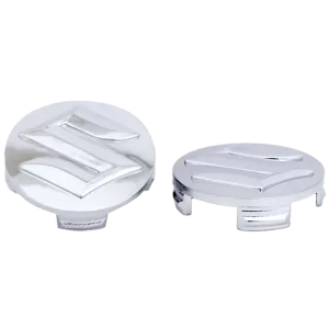 <br><strong>COP067</strong><br/>COPA RIN DE SUZUKI VITARA CASE ORIGINAL CROMADA/GRIS/NEGRA LOGO CROMADO