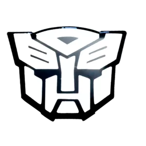<br><strong>UNI029</strong><br/>LOGO TRANSFORMERS AUTOBOTS PEQUEÑO LAMINA 3M