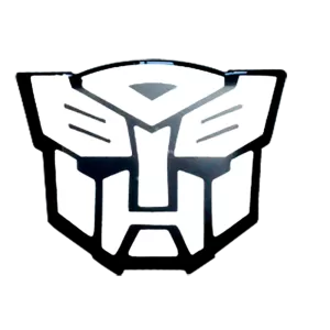 <br><strong>UNI030</strong><br/>LOGO TRANSFORMERS AUTOBOTS GRANDE LAMINA 3M