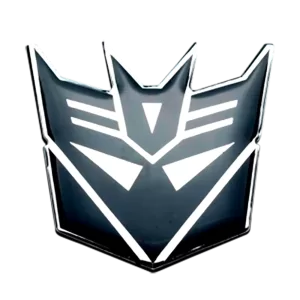 <br><strong>UNI032</strong><br/>TRANSFORMERS DECEPTICONS GRANDE LAMINA 3M