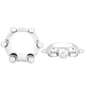 <br><strong>COP018</strong><br/>MEDIA COPA RIN DE CHEVROLET LUV D-MAX RUEDA LIBRE CROMADA