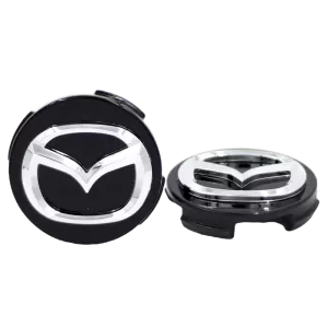 <br><strong>COP049N</strong><br/>COPA RIN DE MAZDA 3 MODELO VIEJO NEGRA LOGO CROMADO