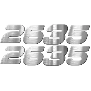 <br><strong>HIN034</strong><br/>2635 DE HINO LETRA SUELTA X2