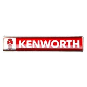 <br><strong>KEN009</strong><br/>PLAQUETA DE KENWORTH RESINA 16 cm LAMINA 3M