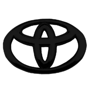 <br><strong>TOY016N</strong><br/>LOGO TOYOTA VIGO PERSIANA ADHESIVO