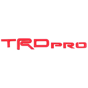 <br><strong>TOY059R</strong><br/>TRD PRO LETRA SUELTA MATE